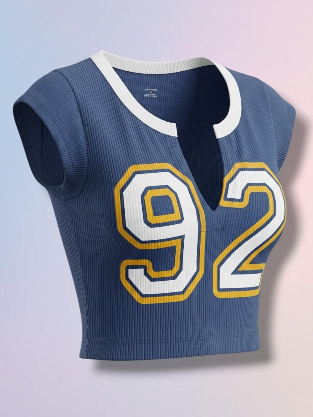 Out From Under Urban Outfitters Plunge V Ribbed Crop Top Jersey‎ XS/S